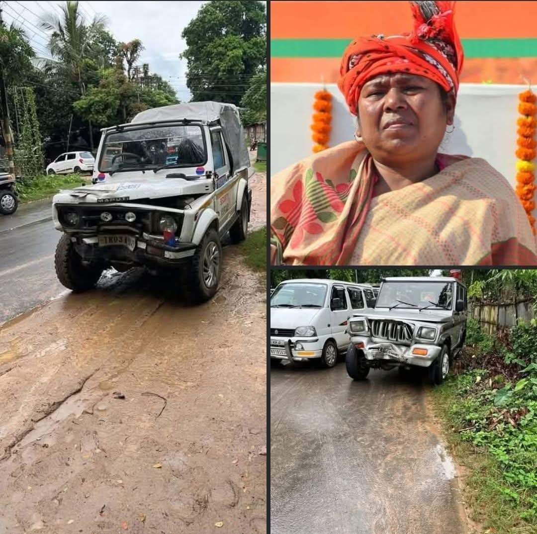 Pratima Bhowmik Escapes Unhurt in Road Accident